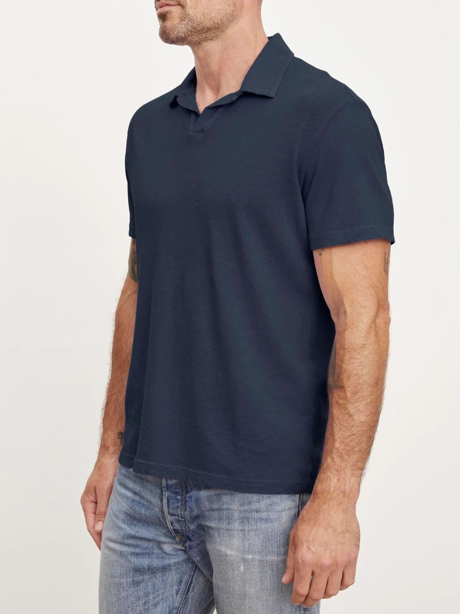 V Neck Polo Shirt For Men