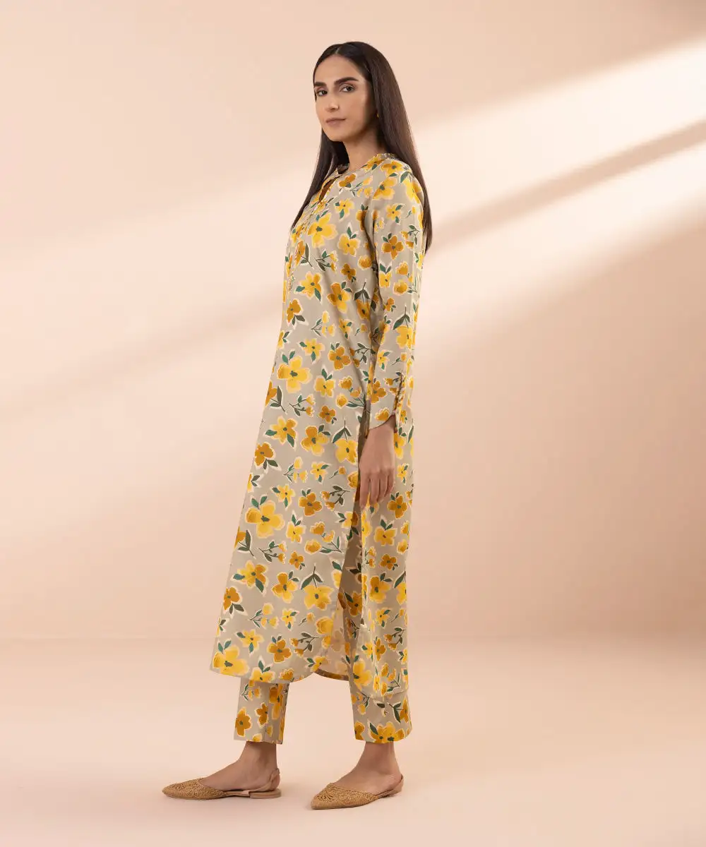 2 Piece - Printed Lawn Suit