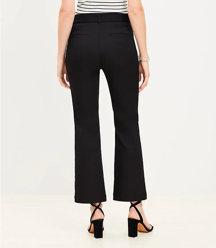 Belted Sutton Kick Crop Pants