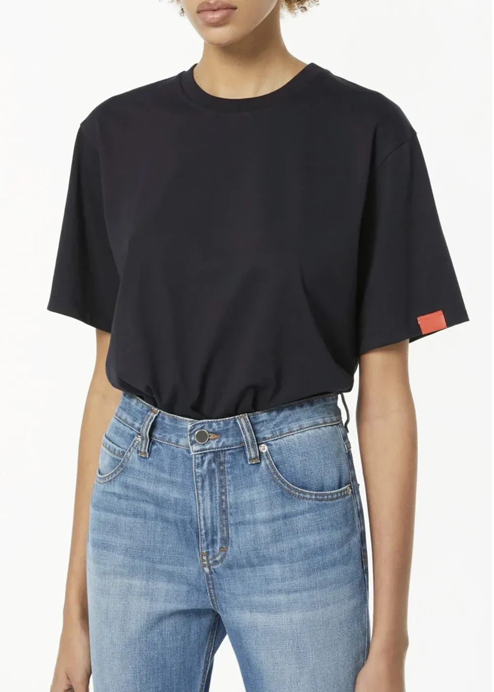 Solid Victoria Crop Tee