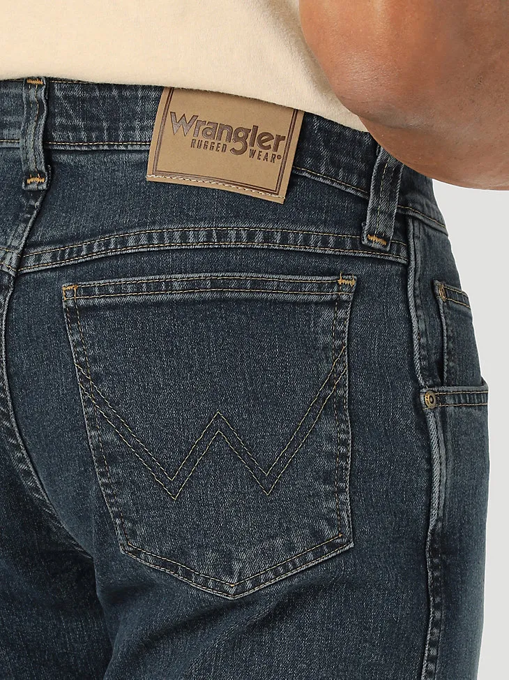 WRANGLER RUGGED WEAR® PERFORMANCE SERIES REGULAR FIT JEAN IN MID INDIGO