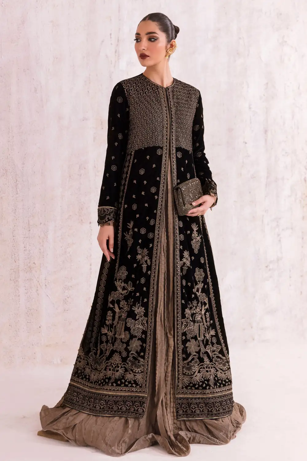 Embroidered Velvet Formal SETS