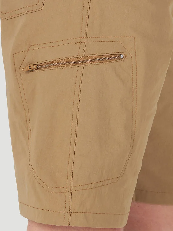 MEN'S WRANGLER AUTHENTICS® COMFORT WAIST CARGO SHORT IN SAGEBRUSH