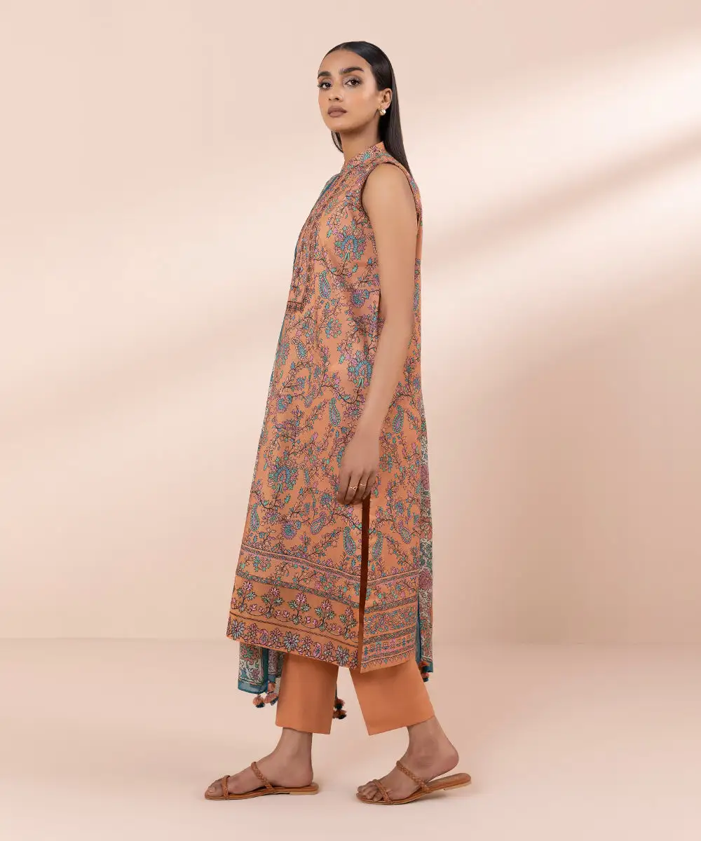 3 Piece - Embroidered Lawn Suit