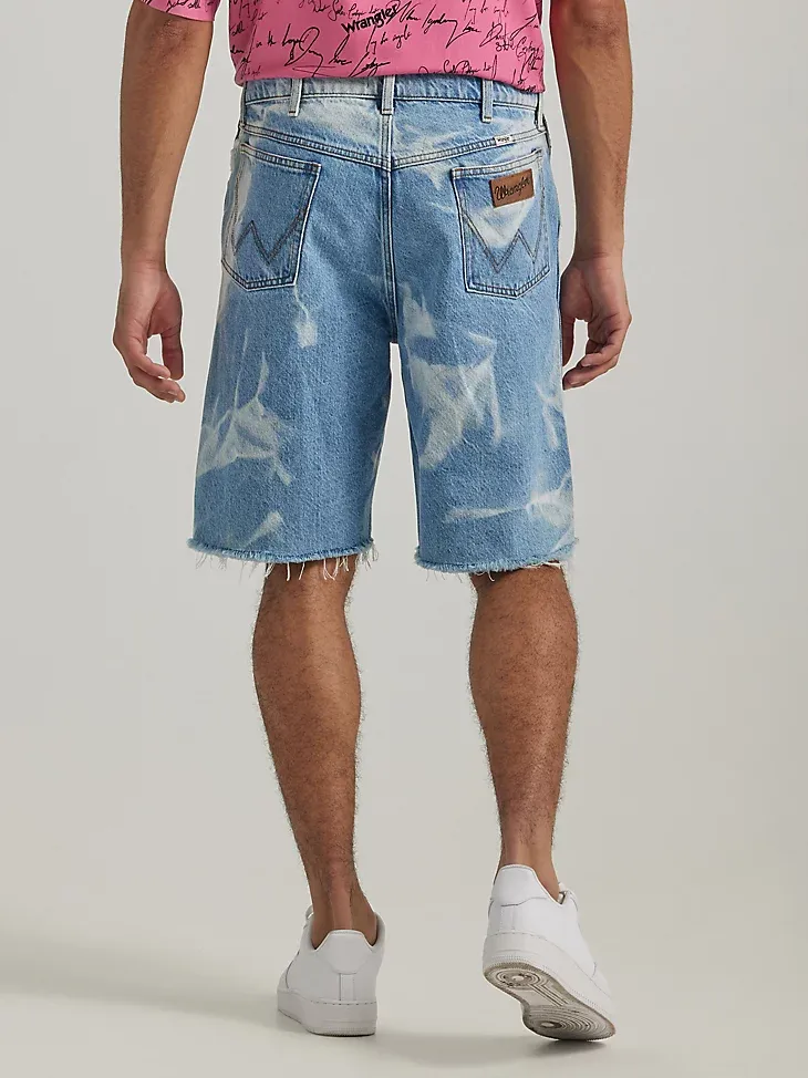 MEN'S LOOSE FIT DENIM SHORT IN BODARK