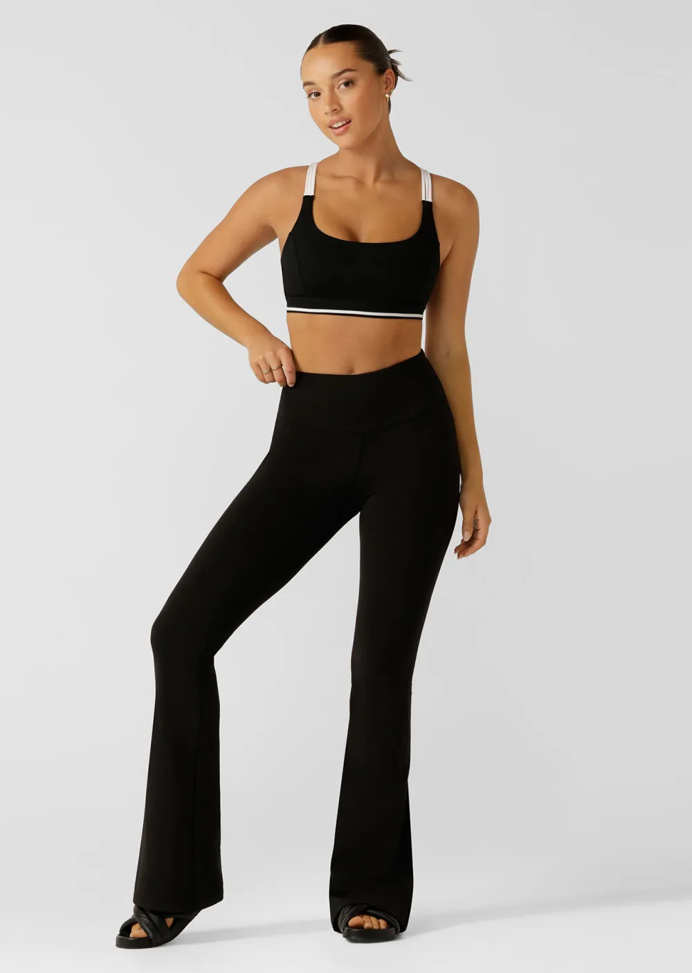 Lotus Flared Full Length Leggings - Tall