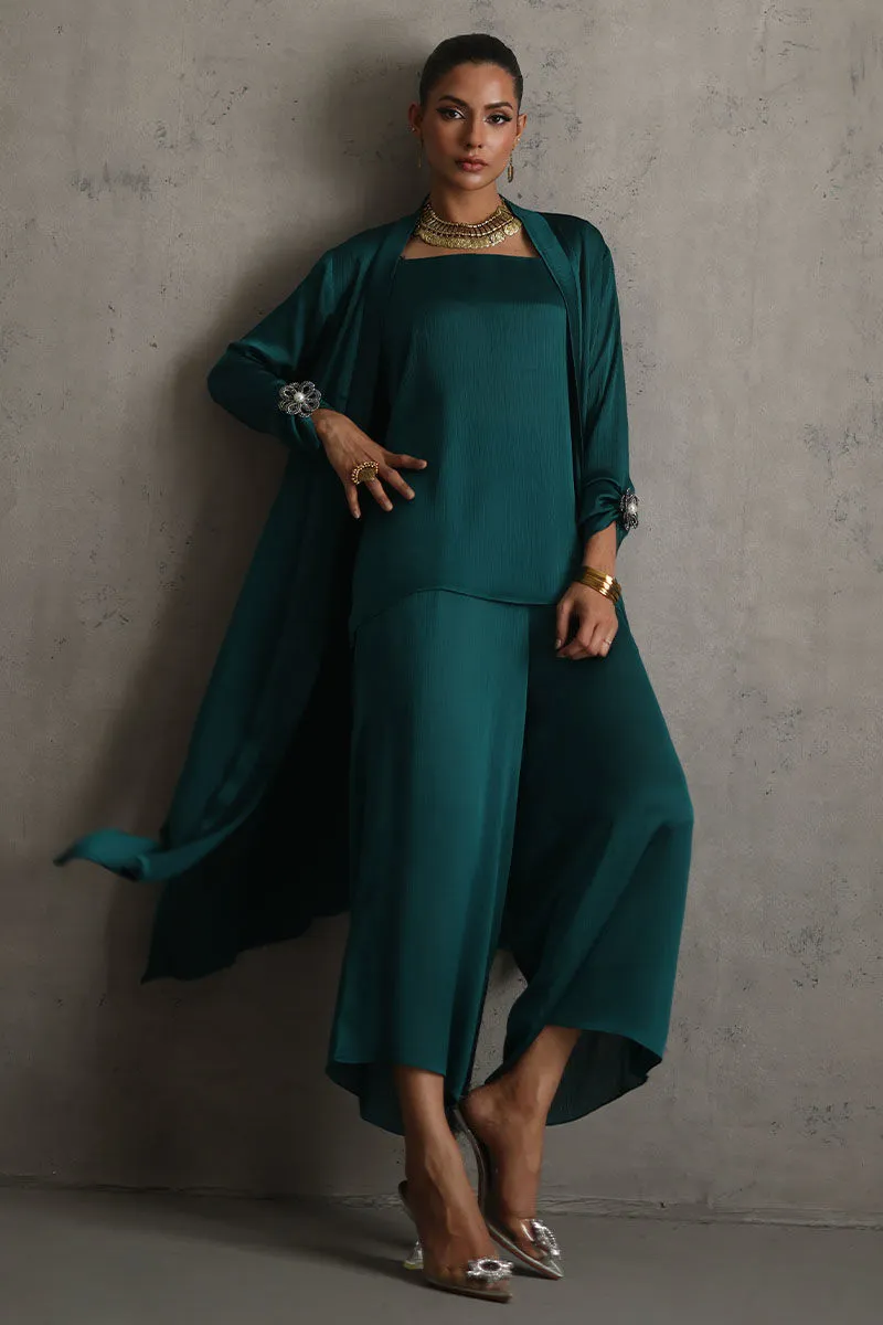 Ladies silk ensemble