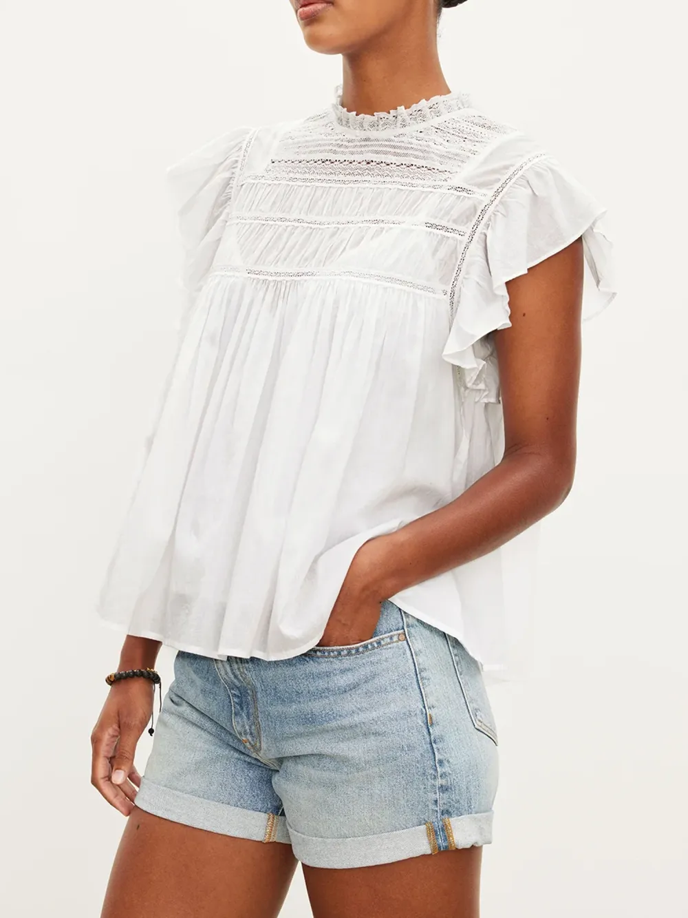 Inessa Cotton Lace Top