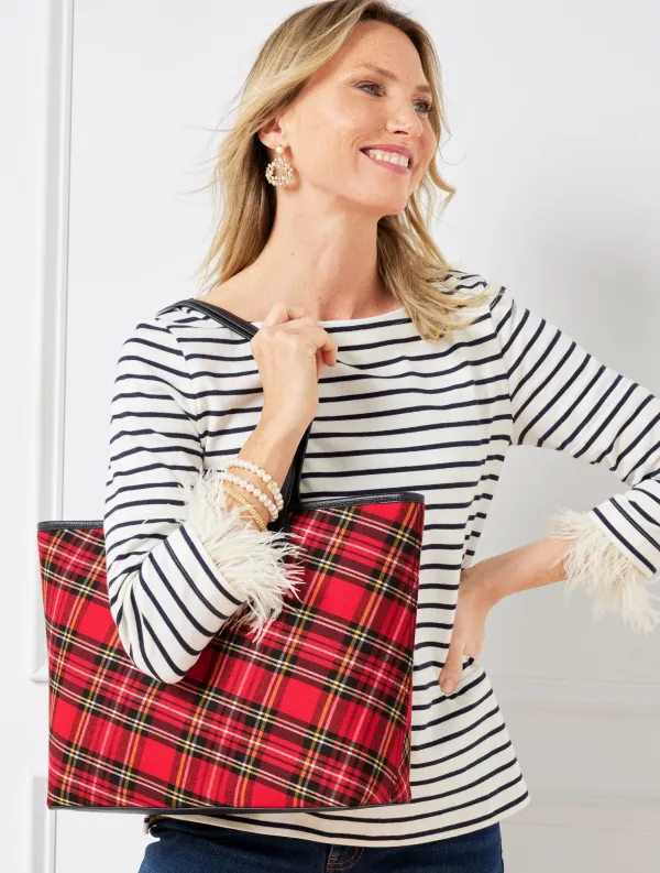 Tartan Plaid Tote