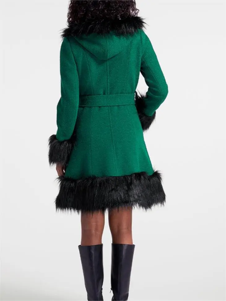 Woolen Wonderland Hooded Coat