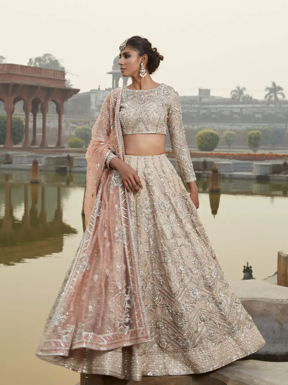 CHOLI W/ LEHENGA & DUPATTA