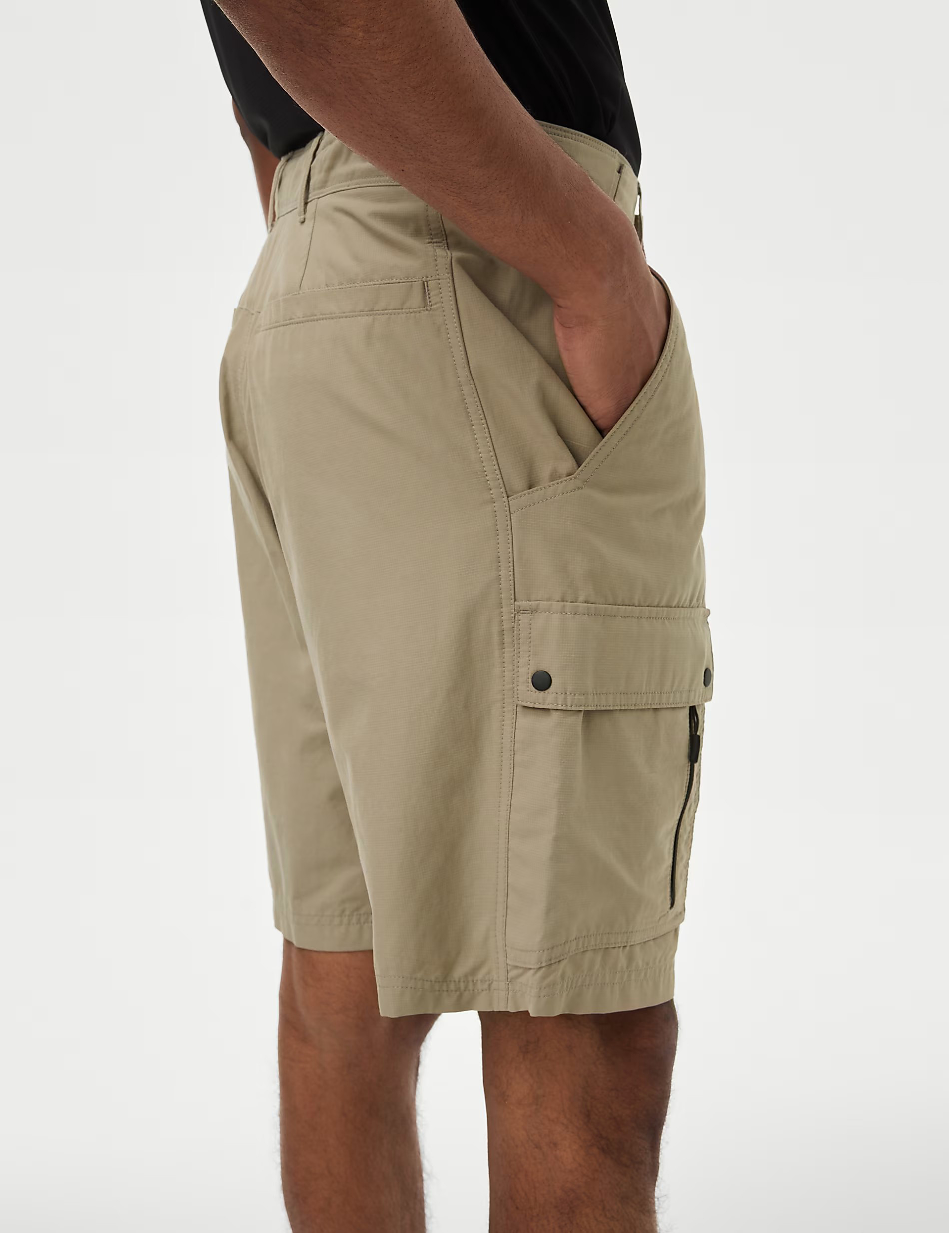 Ripstop Textured Trekking Shorts with Stormwear