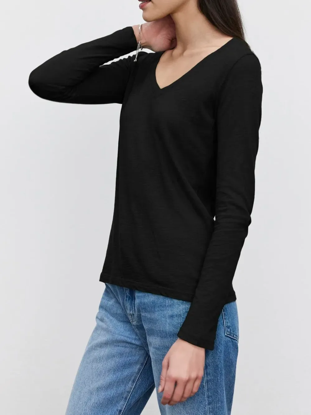 Blaire Textured Cotton Tee