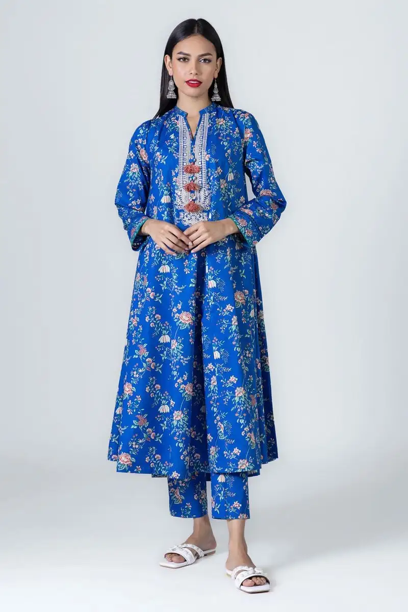 2 Piece | Kurta & Pants | Color dark blue