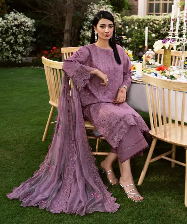 3 Piece - Embroidered Lawn Suit