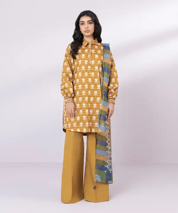 3 Piece - Printed Lawn Suit