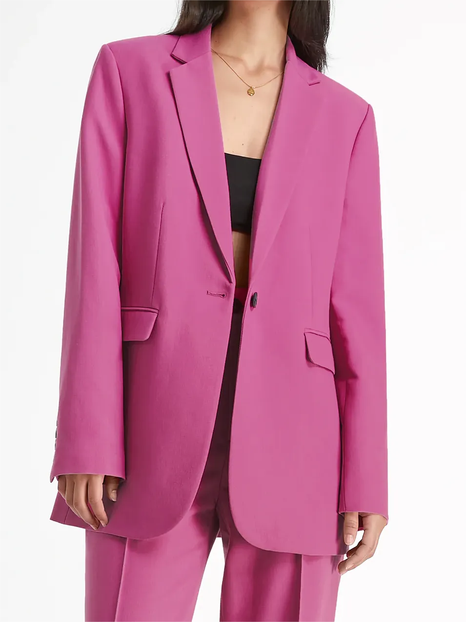 Solid Colored Essential Blazer