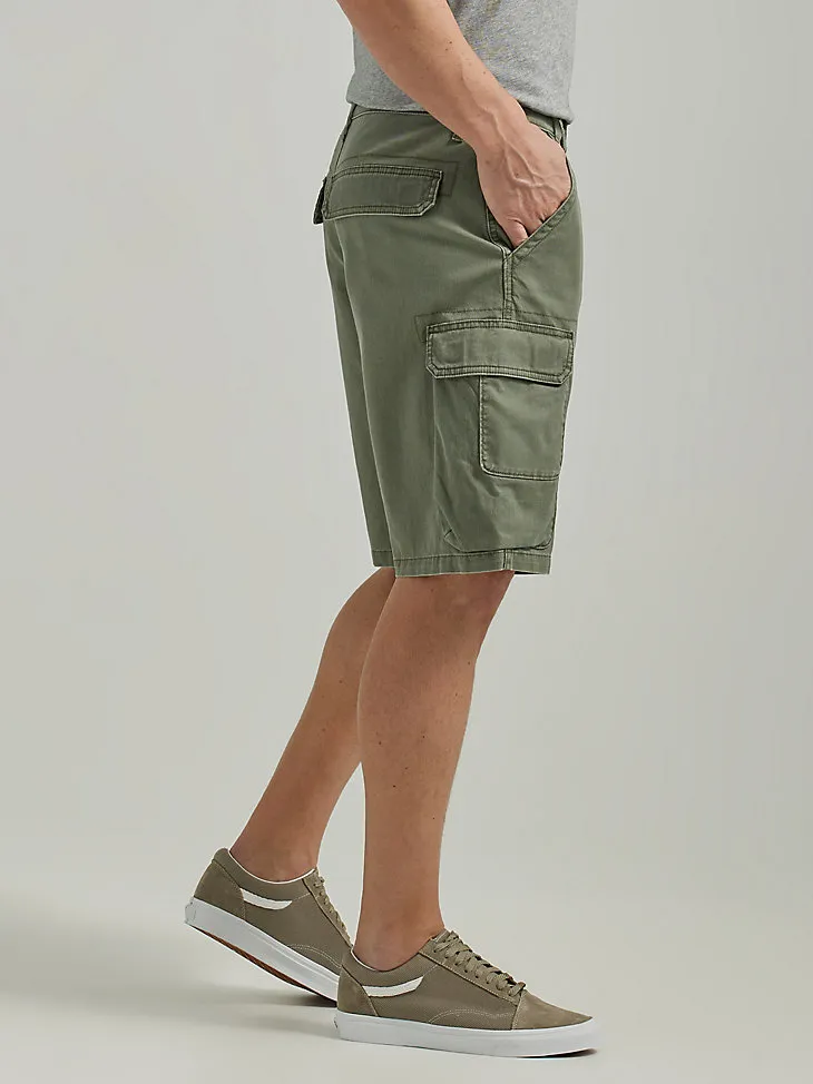 WRANGLER® MEN'S FIVE STAR PREMIUM STACKED CARGO SHORT IN TWILL