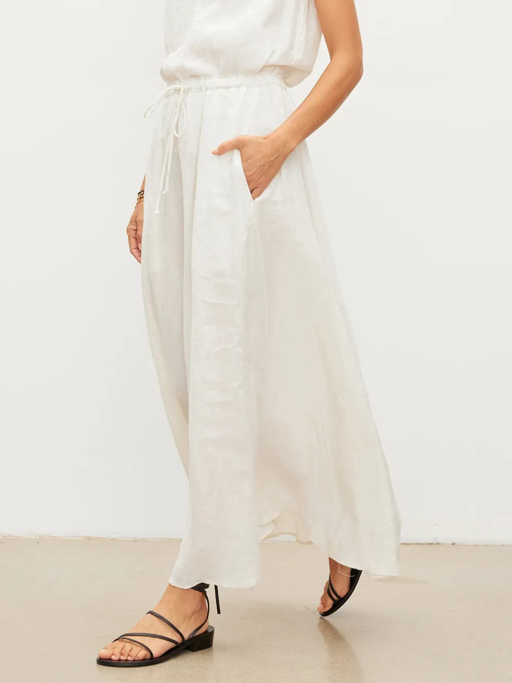 Bailey Linen Maxi Skirt