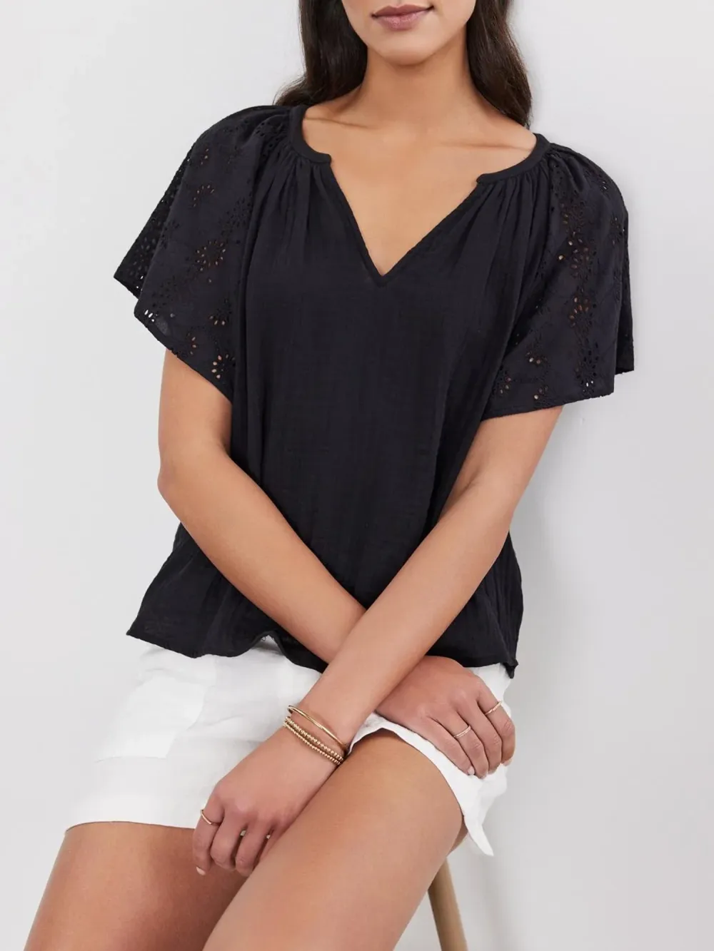 Tish V-Neckline Top