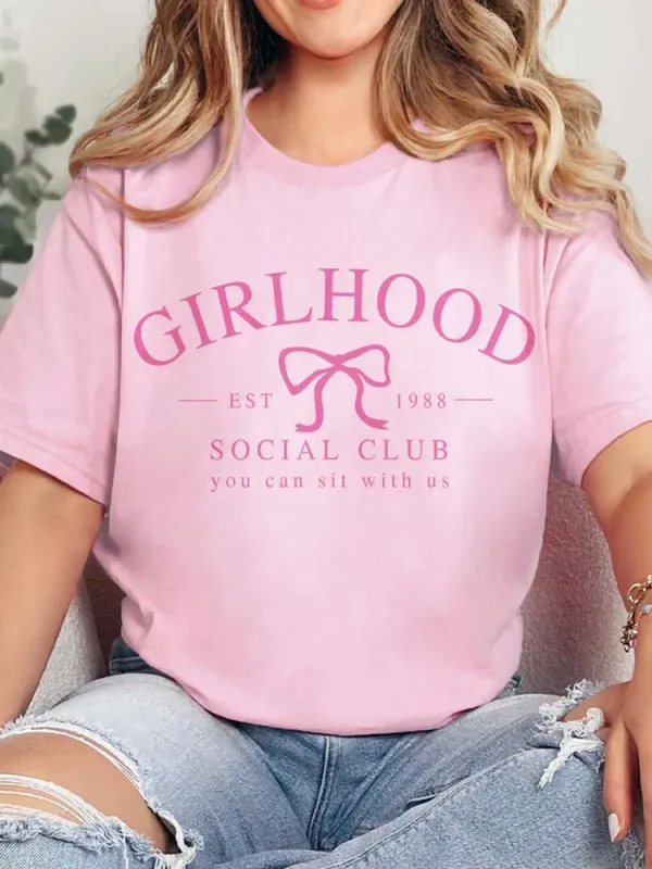 Girlhood Social Club Short Sleeve Graphic Tee