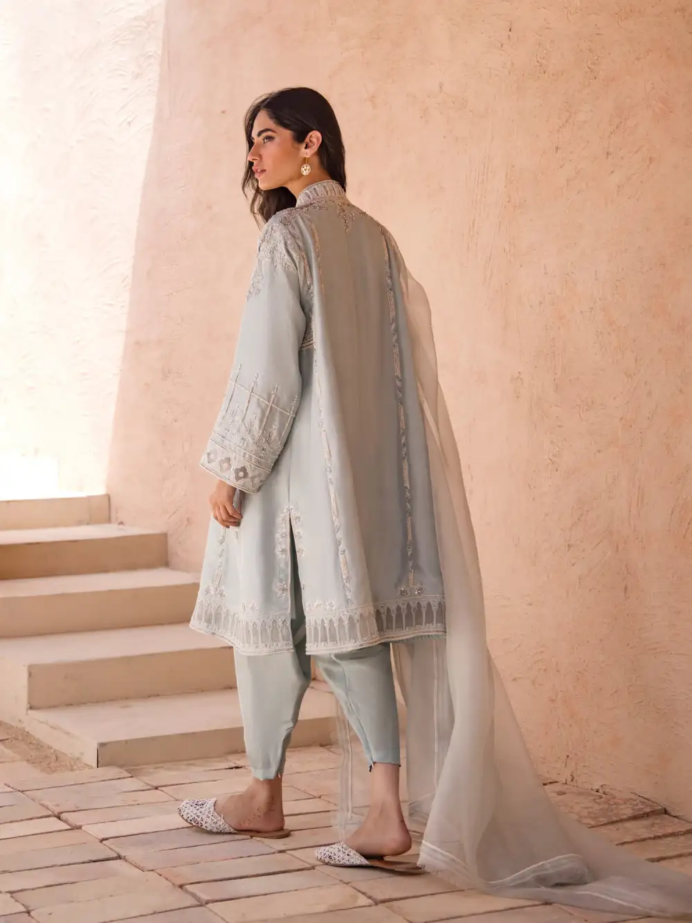 JEHAN KURTA W/ SKINNY SHALWAR & DUPATTA