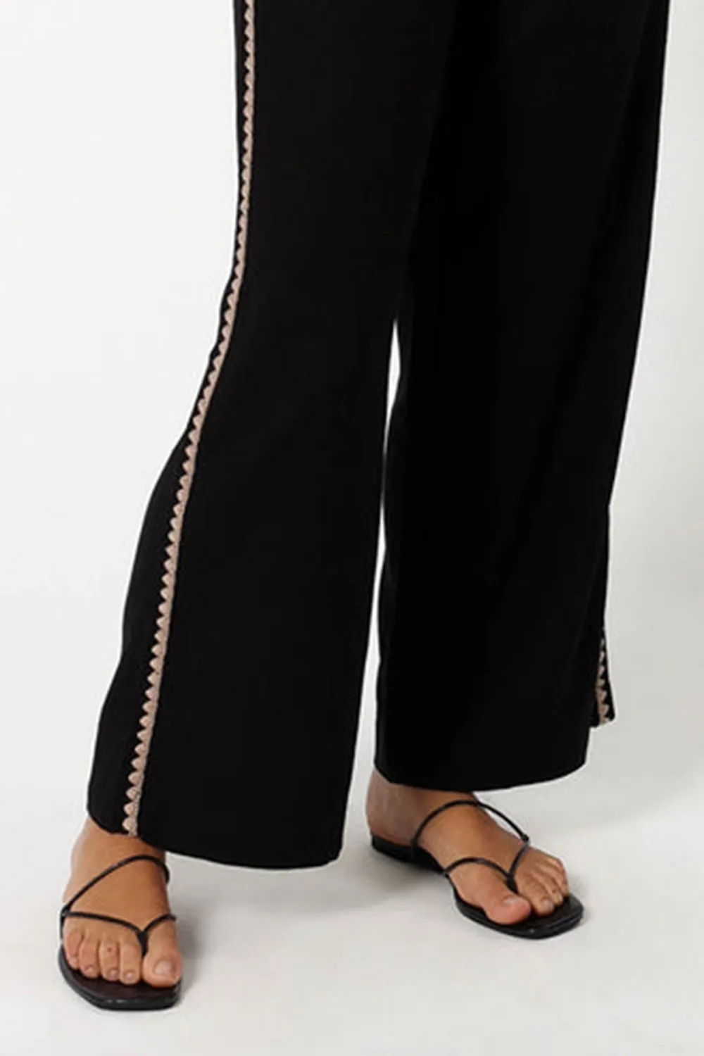 CALYSE PANTS - BLACK