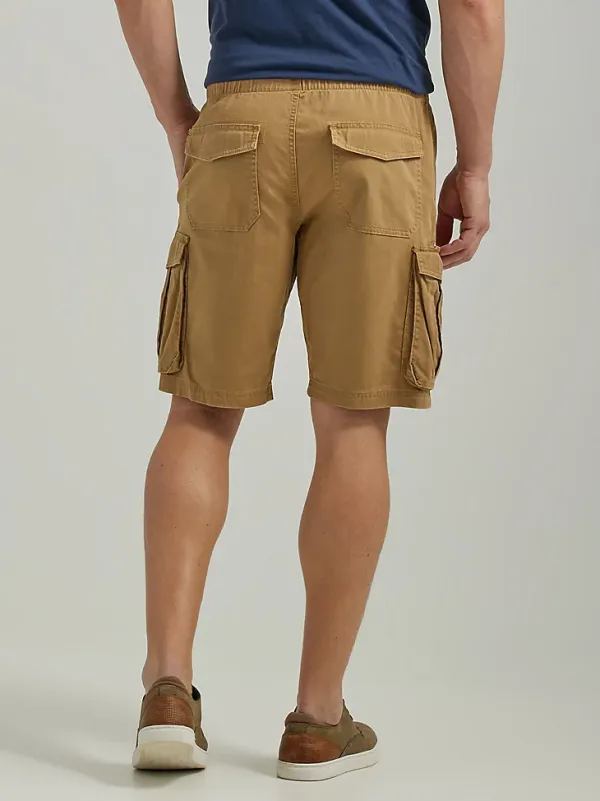 MEN'S FREE TO STRETCH™ DRAWSTRING CARGO SHORT IN ACORN