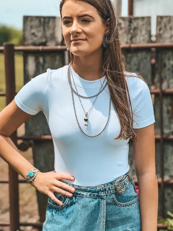 Plain White T Bodysuit