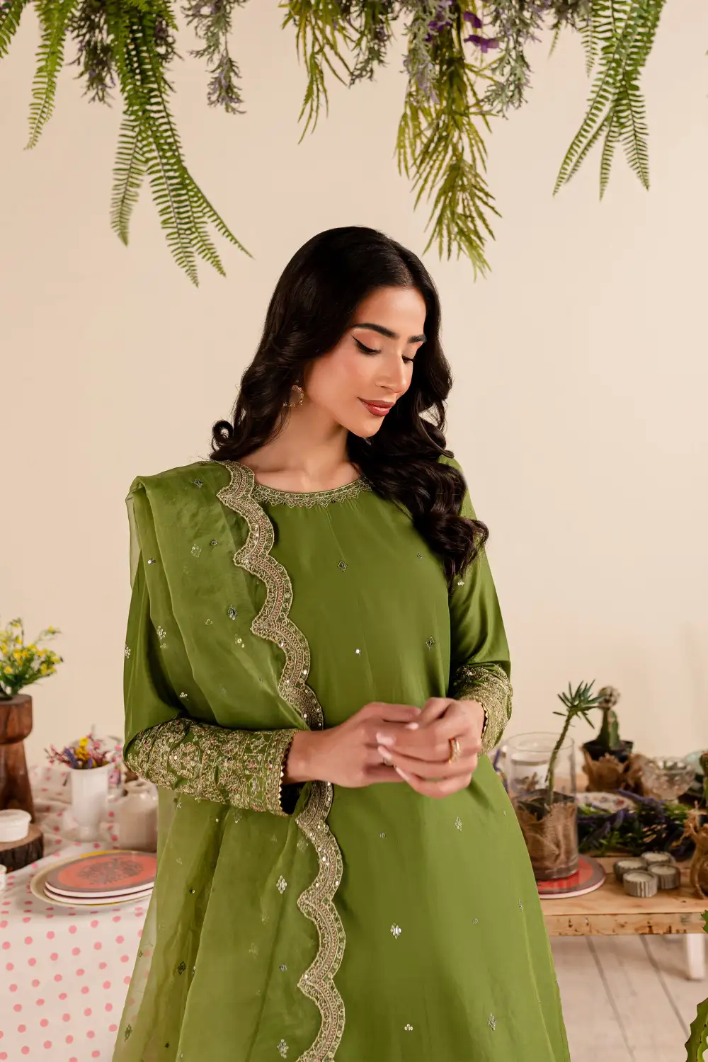 Amaya 3Pc - Embroidered Lawn Dress