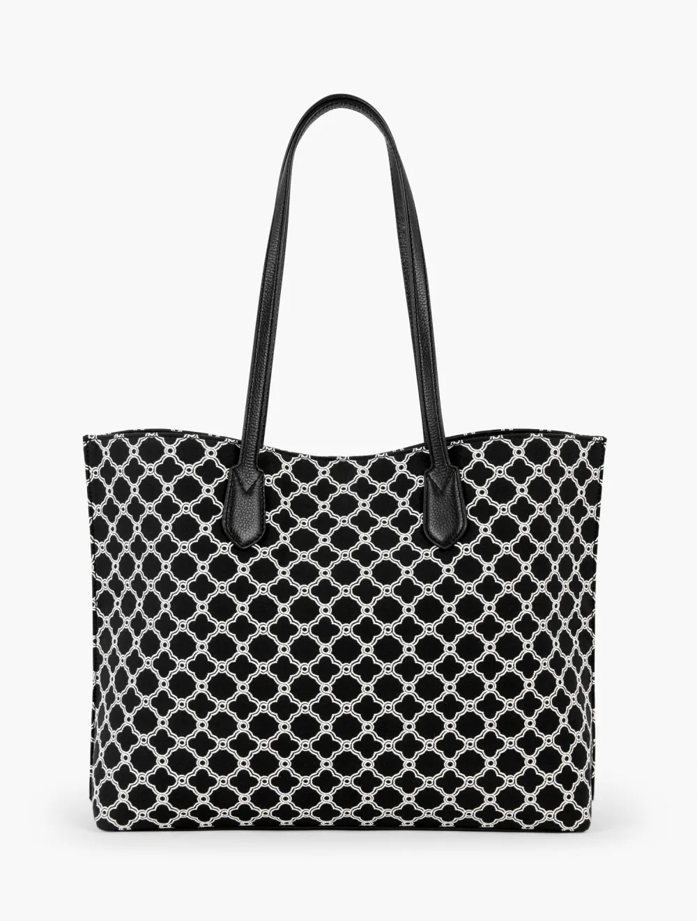 Lattice Jacquard Tote