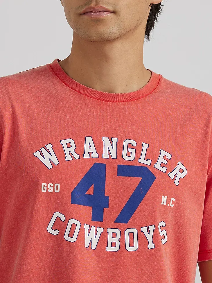 MEN'S COWBOYS 47 T-SHIRT IN BURNT SIENNA