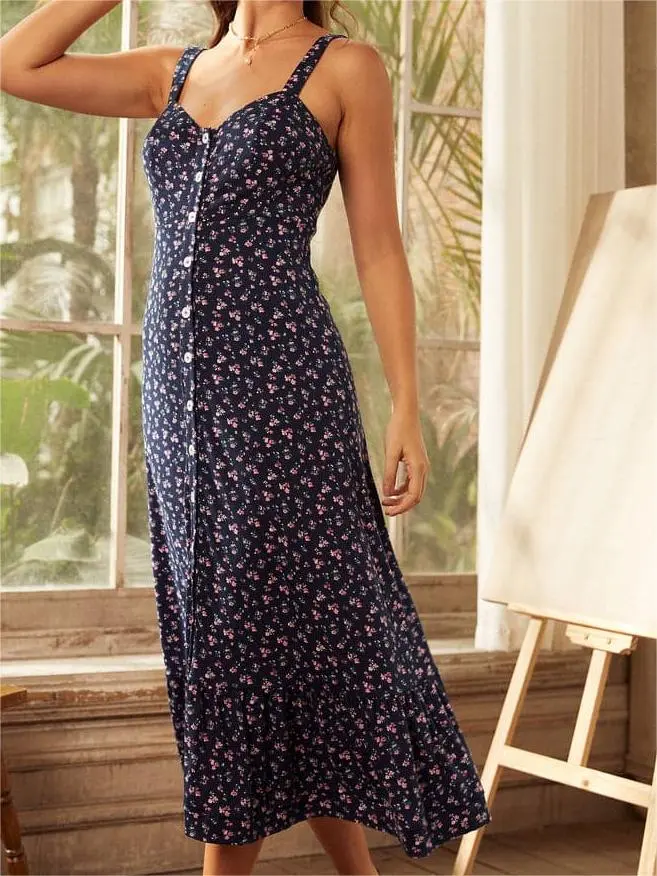 Party on the Prairie Grounds Midi Dress