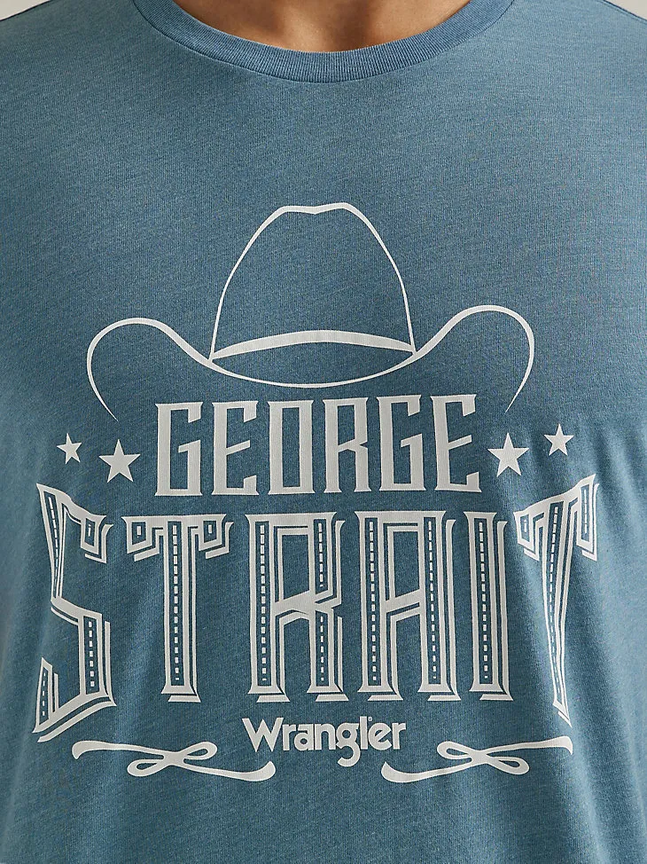 MEN'S GEORGE STRAIT SHORT SLEEVE GRAPHIC T-SHIRT IN PORT