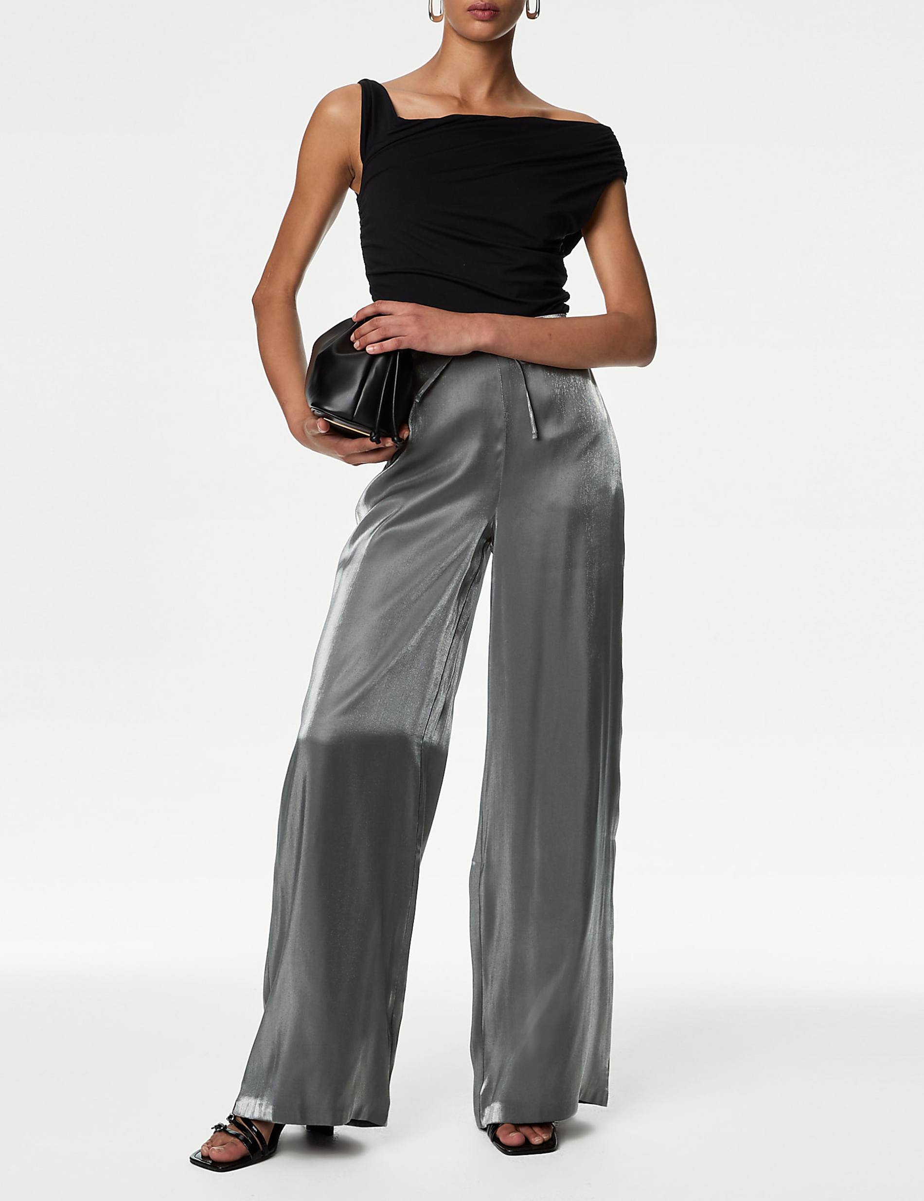 High Waist Loose Casual Trousers