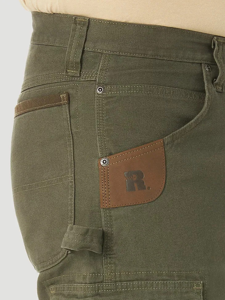 WRANGLER® RIGGS WORKWEAR® STRETCH RANGER CARGO SHORT IN DARK KHAKI