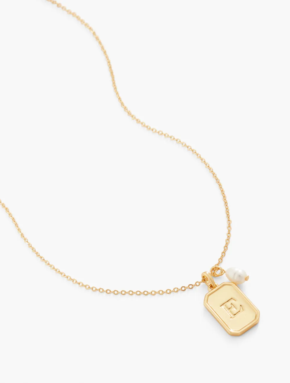 Monogram Initial Pendant Necklace