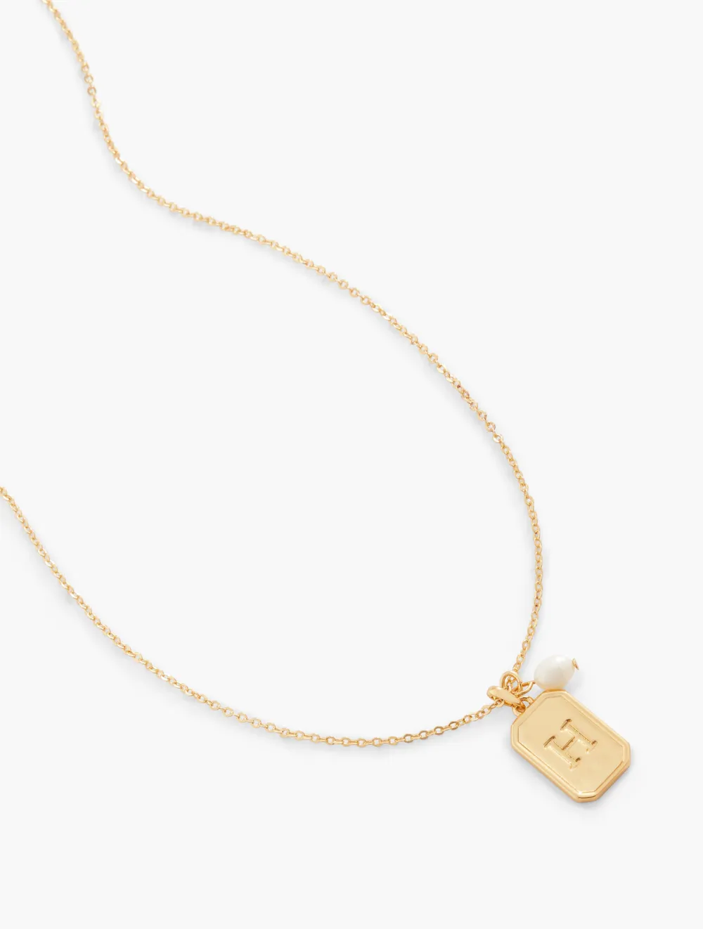 Monogram Initial Pendant Necklace