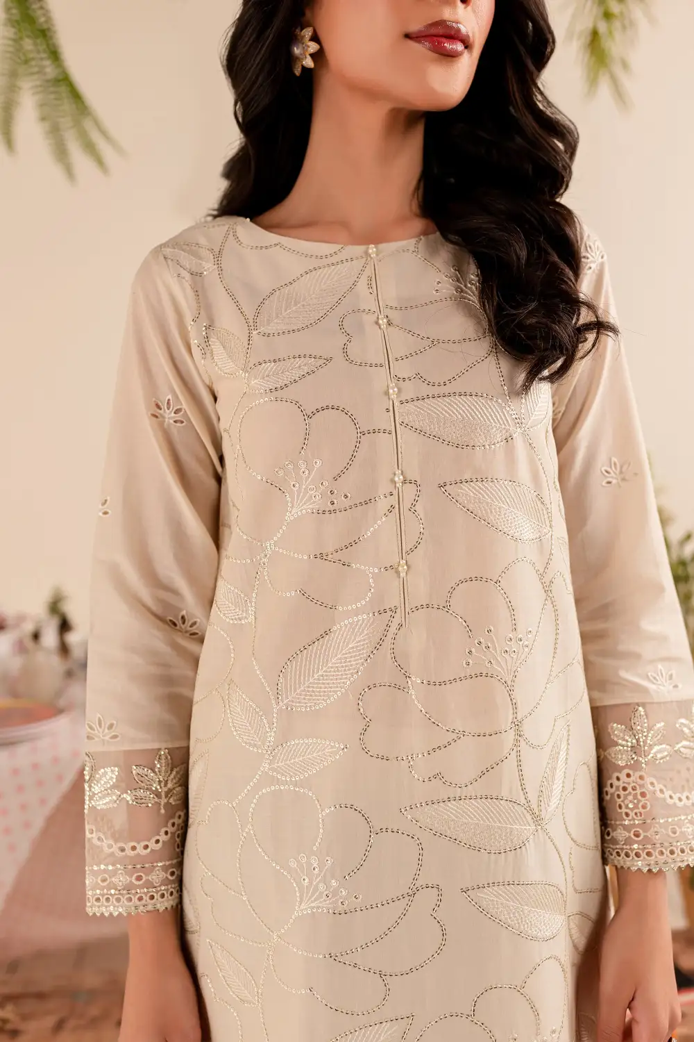 Genesis 2Pc - Embroidered Lawn Dress