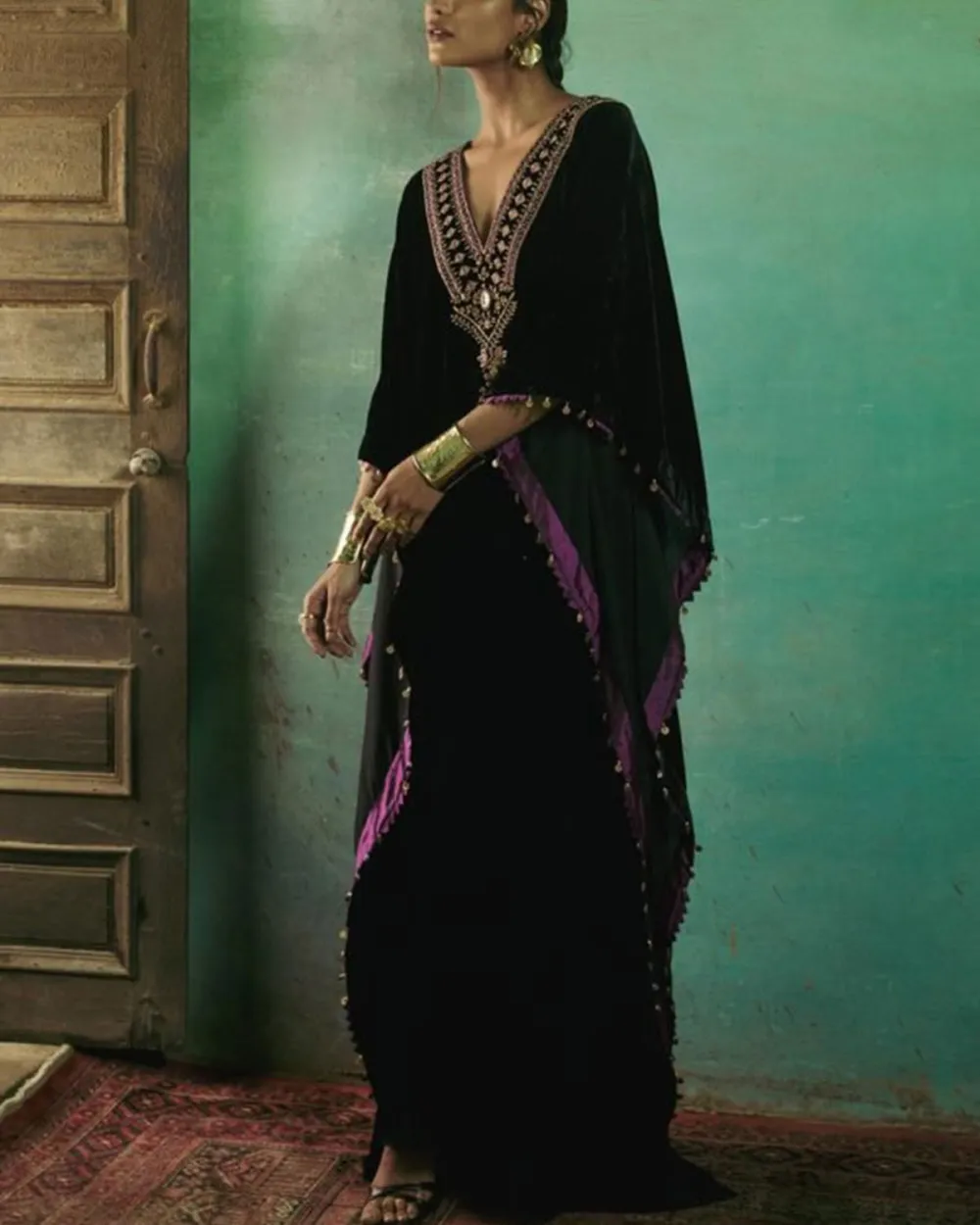 Silk Velvet Kaftan