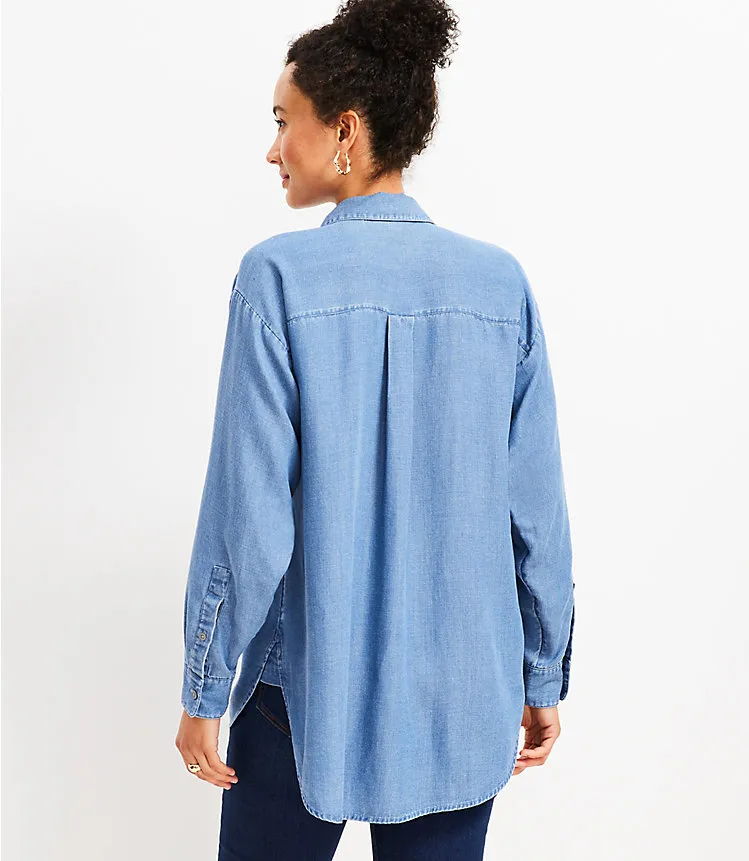 Chambray Oversized Shirt