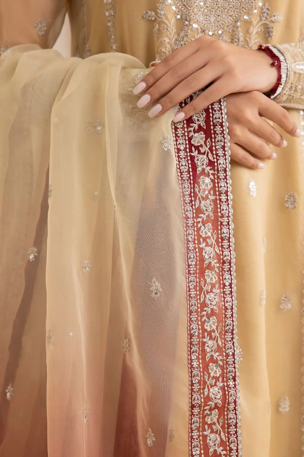 EMBROIDERED CHIFFON SETS