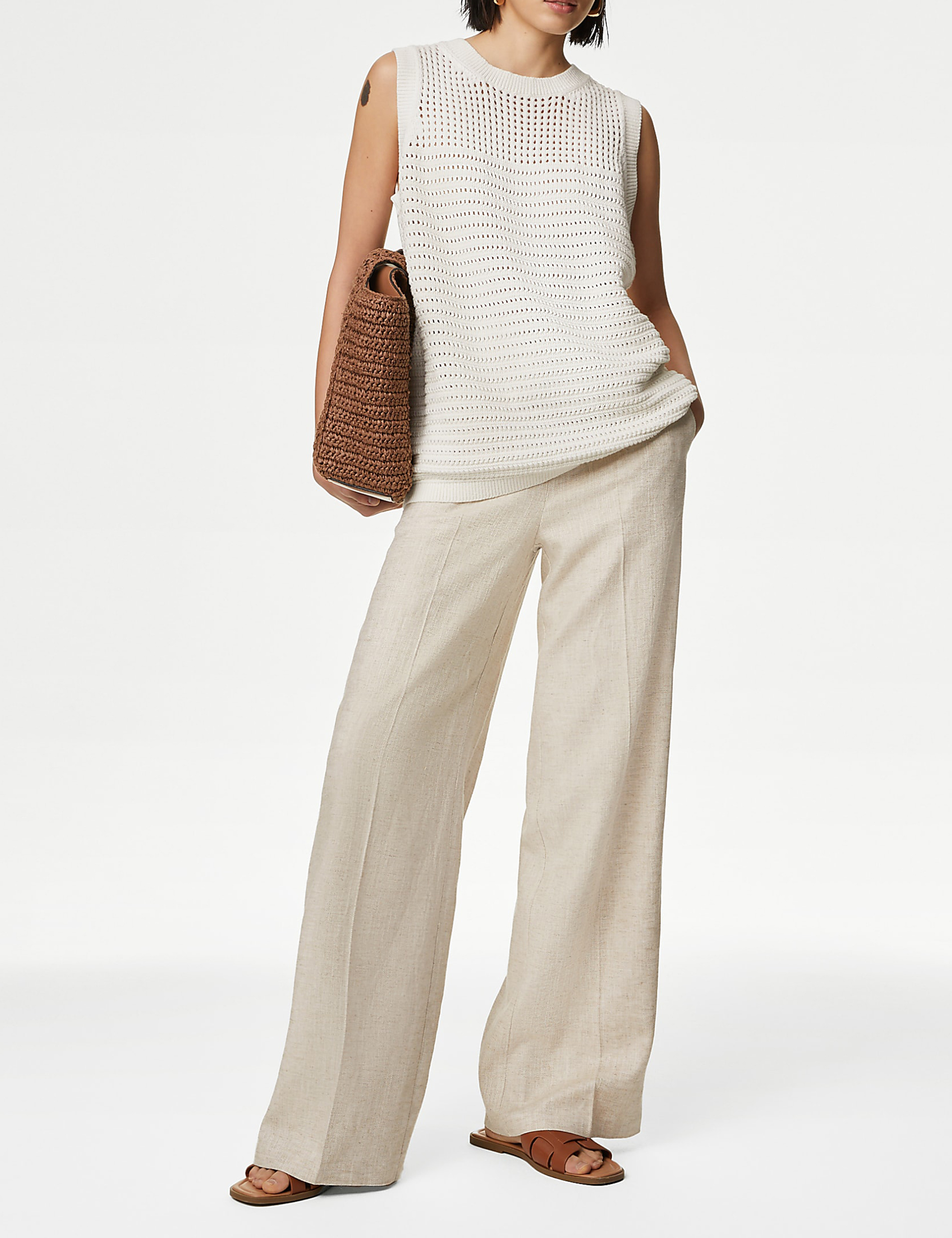 Wide Leg Pants with Pockets