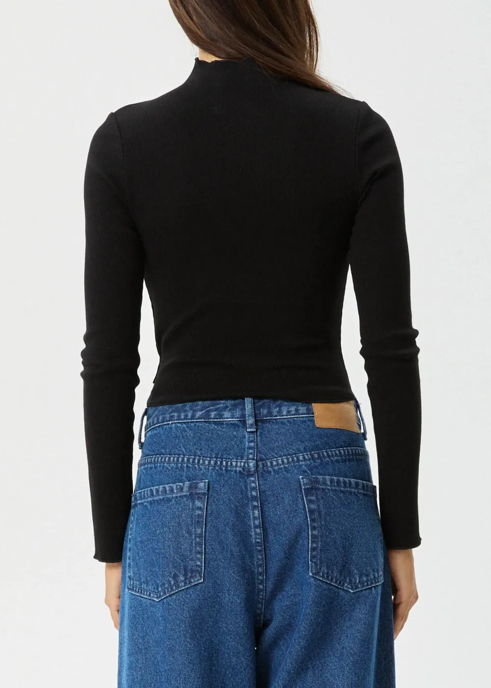 ICONIC - ORGANIC LONG SLEEVE RIB TOP