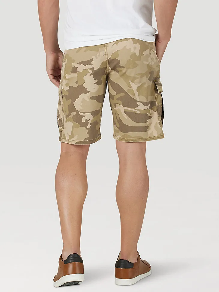 MEN'S WRANGLER AUTHENTICS® STRETCH CARGO SHORT IN GRAIN