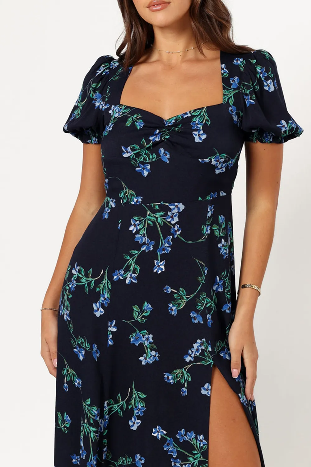 HENDRIX MIDI DRESS - MIDNIGHT BLUES