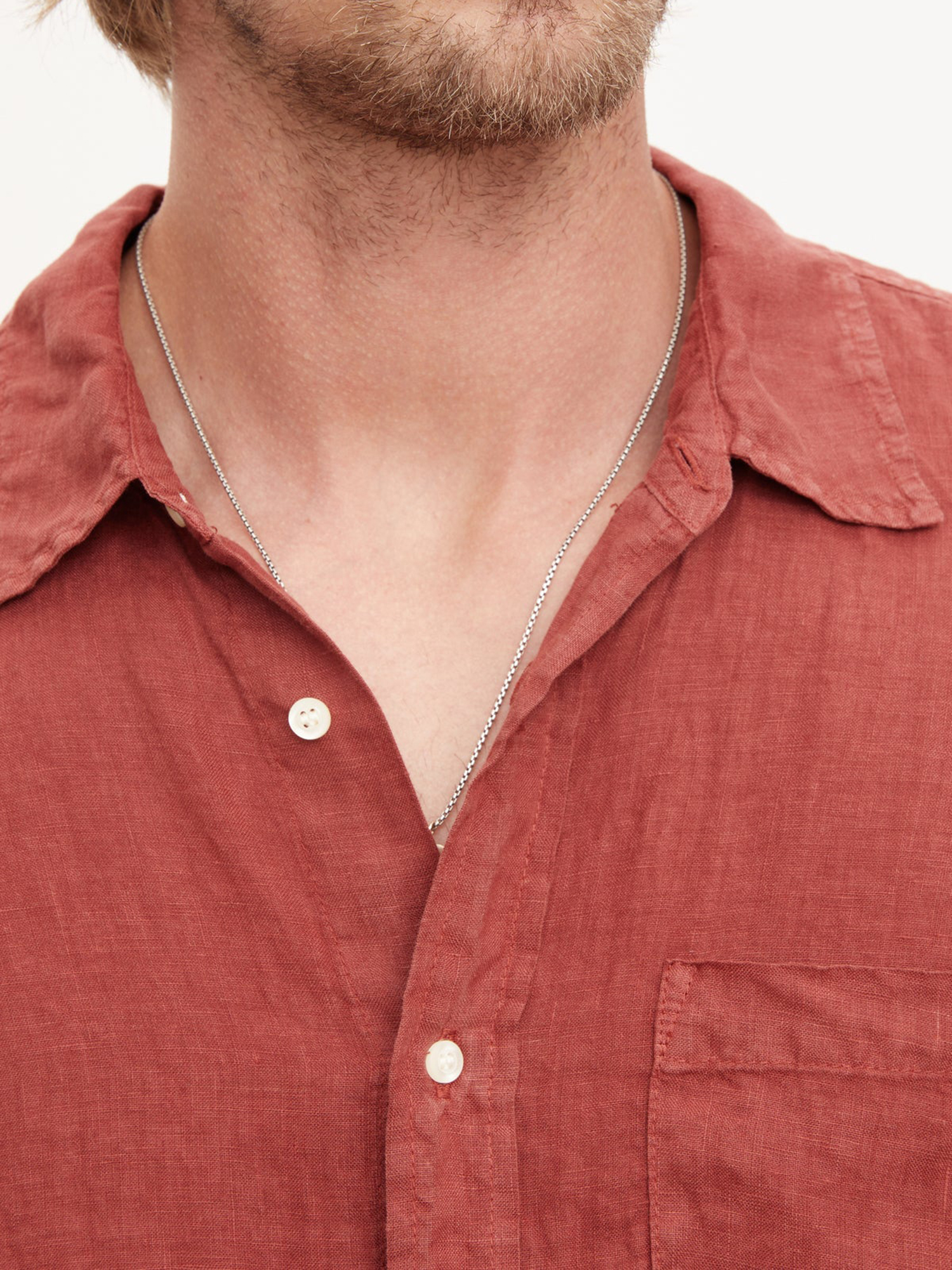 Lapel Neck Solid Casual Shirts