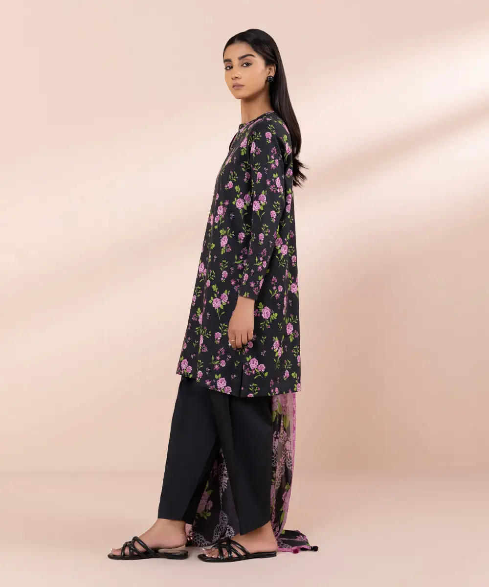 3 Piece - Printed Lawn Suit