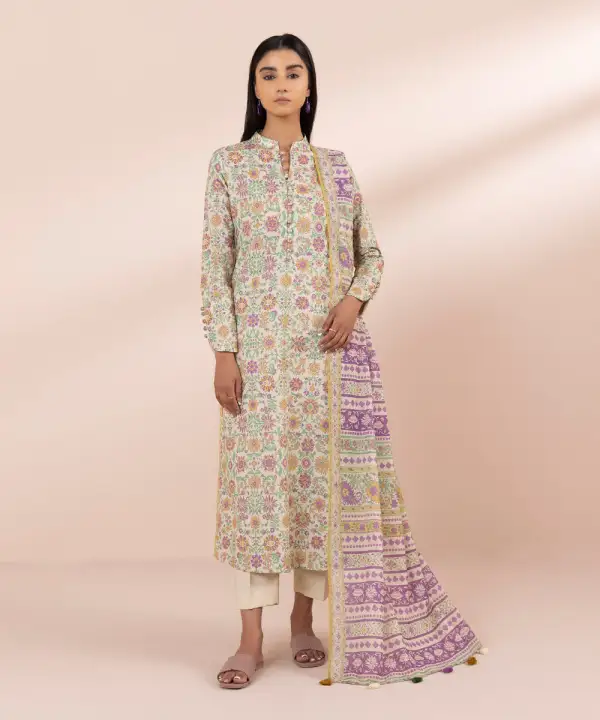 2 Piece - Printed Lawn Suit