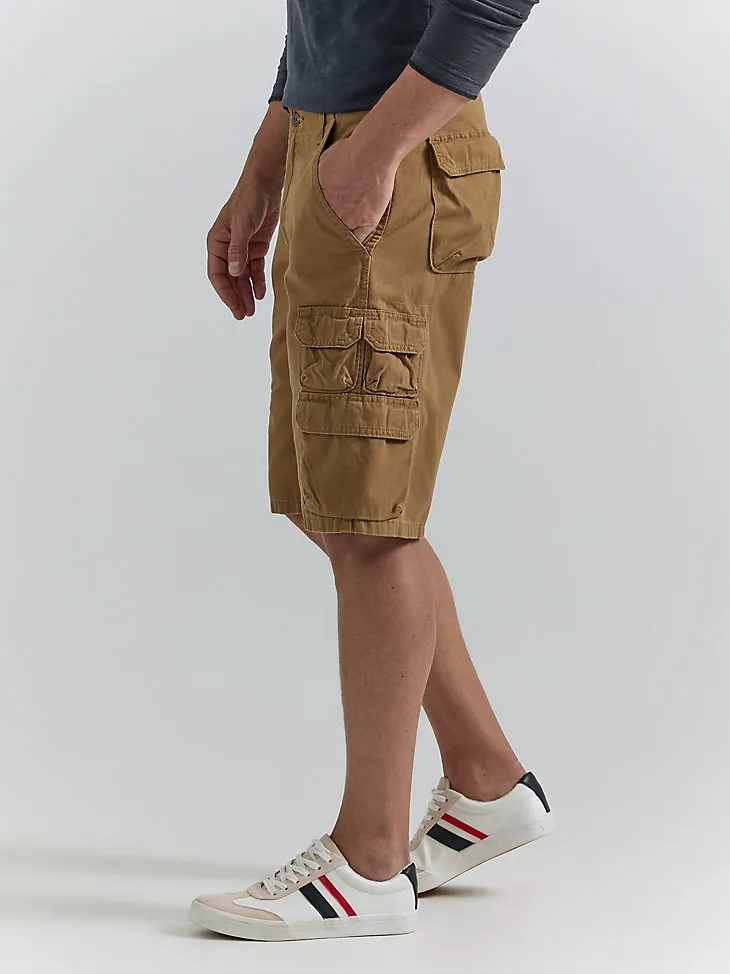 MEN'S WRANGLER AUTHENTICS® CARGO SHORT IN CAMEL